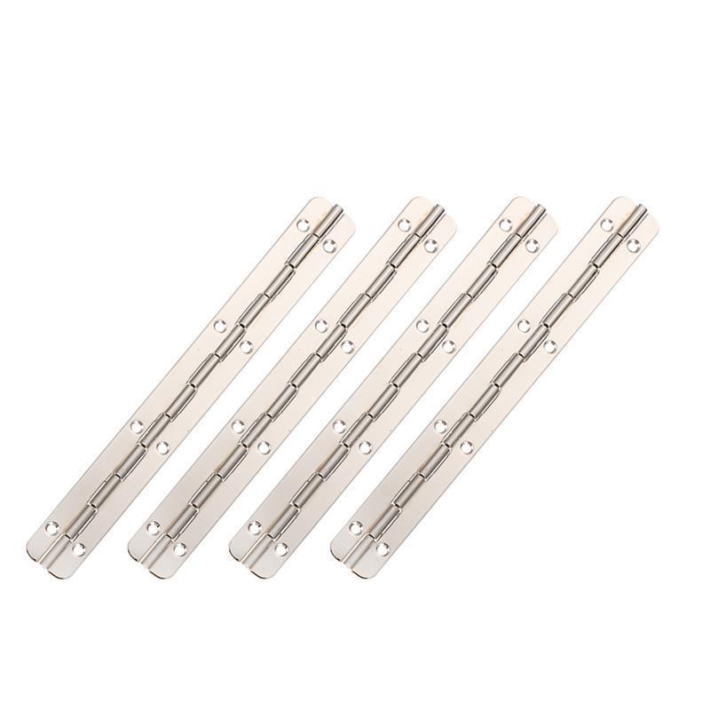 

4Pcs Jewelry Box Hinges Piano Hinges For Nickel Color Jewelry Box Metal Hinges for Crafts Hinges Furniture Hardware Accessories серебряный