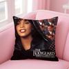 W-Whitney Houston Album Cover Cushion Cover Pillowcase Short Plush Invisible Zipper Room Sofa Cushion Cover