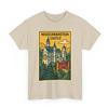Neuschwanstein Castle T-Shirt: Retro Comic Style Germany Landmark Tee