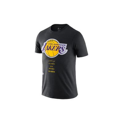 Los Angeles Lakers Courtside Logo T-Shirt Men Tops Black CK7962-010