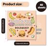 Funny Mini Food Fruit Coloring Book Creative Montessori Gouache Graffiti Book Interesting Educational Filling Color Book Gifts