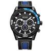 Watch Men'S, Waterproof Chronograph Calendar Large Dial Men'S Watch Quartz Watch 2066