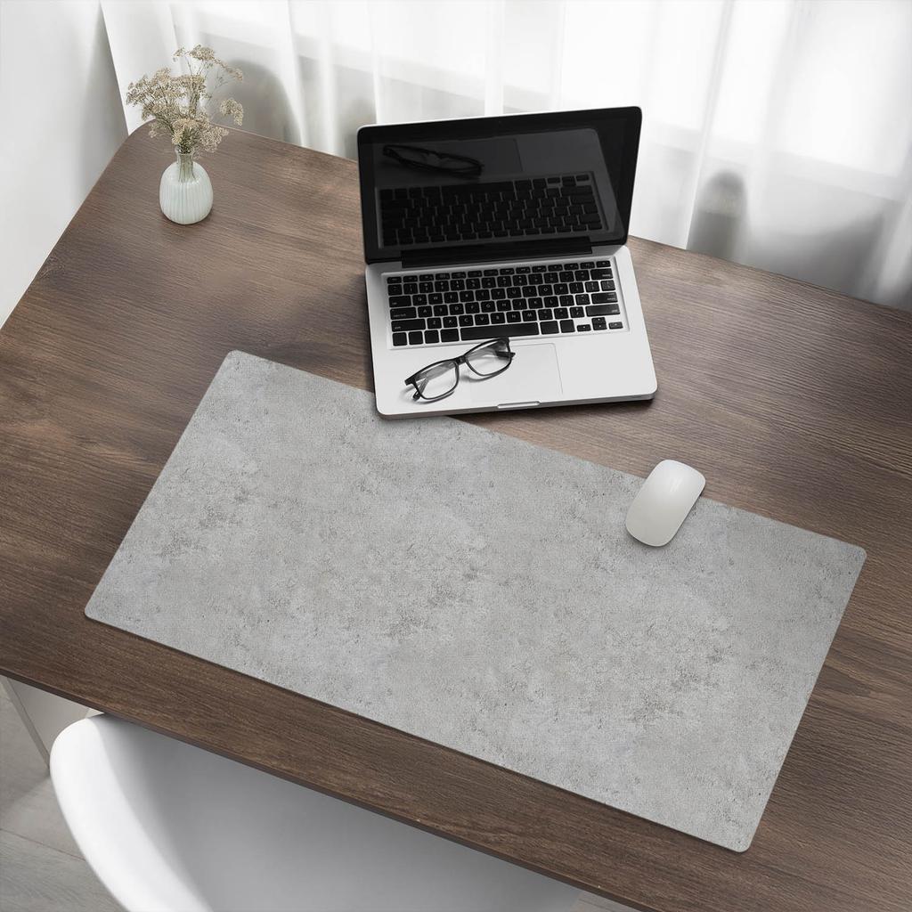 Concrete Texture Desk Pad for Graphic Designers and Designers 90x45 Cm