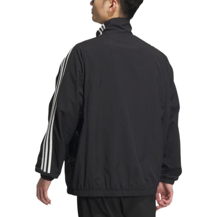 adidas 3 Stripes Jacket Unisex Black JI6646