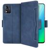 Flip Case for Motorola Moto E13, Card Slot, Blue