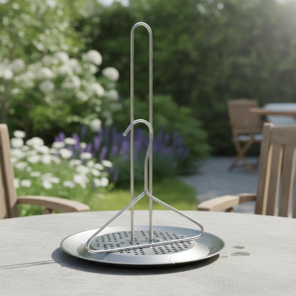Turkey Fryer Stand Kit Culinary-Grade Vertical Game Bird Rack with Lifter Hook