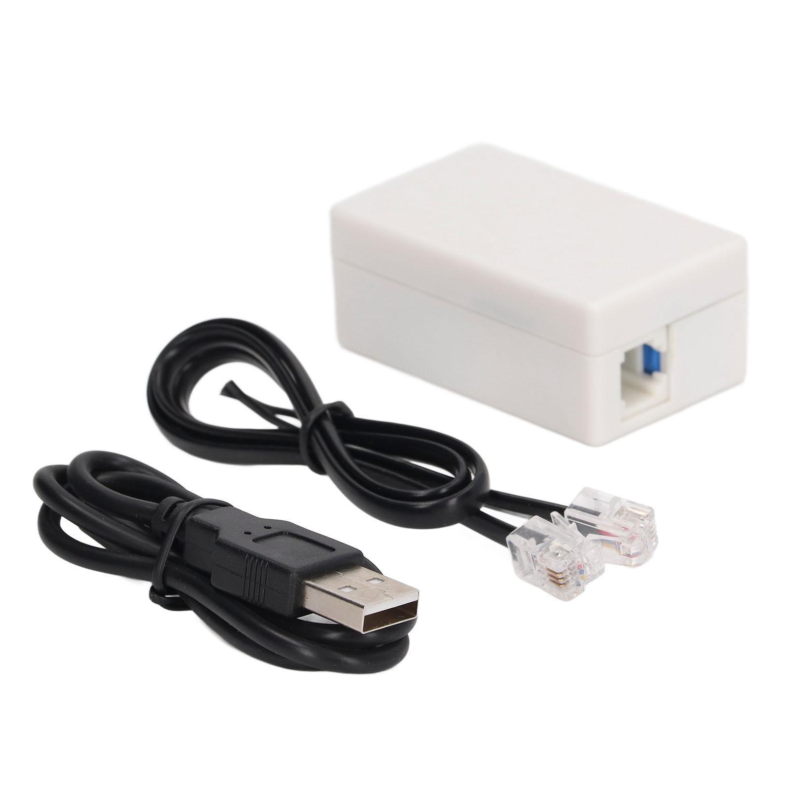 

Устройство для записи телефонных разговоров Запись телефонной линии Интерфейс RJ11 для дома Телефонный диктофон Устройство для записи телефонных разговоров белый