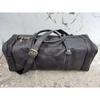 Gym Weekend Top-Quality Black Leather  Men Travel Bag Genuine Duffel Luggage