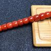 Red Agate Straight Cut Old-Style Beads - Spacer, Loose, Star Moon Bodhi Prayer Beads for DIY Bracelets.