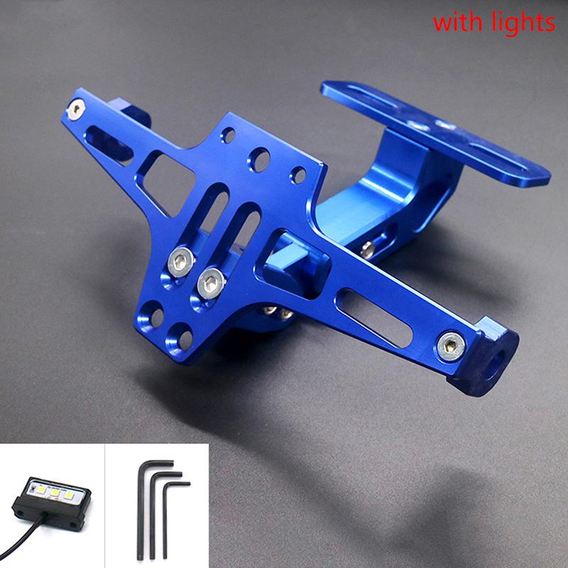 Nastavitelný držák na zadní poznávací značku upravený CNC hliníkovým motocyklem MSX