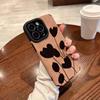 2026 New Small Flower Flip Fur Phone Case For iPhone 11 12 13 14 15 16 17 Pro Max XR X XS 16 Plus 17 Air 16E Protective Cover