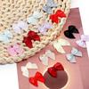 100 Stück/Los Polyester Satinband Schleifen Bunte Kleine Schleifen Für DIY Handnähen Kleidung Weihnachtsfeier Dekoration Zubehör