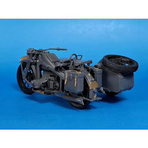 Passion Models 1/35 KS600 Sidecar Etching & 3D Detail Up Set (for Tamiya) Plastic Model Parts P35-180 (Military Vehicle)