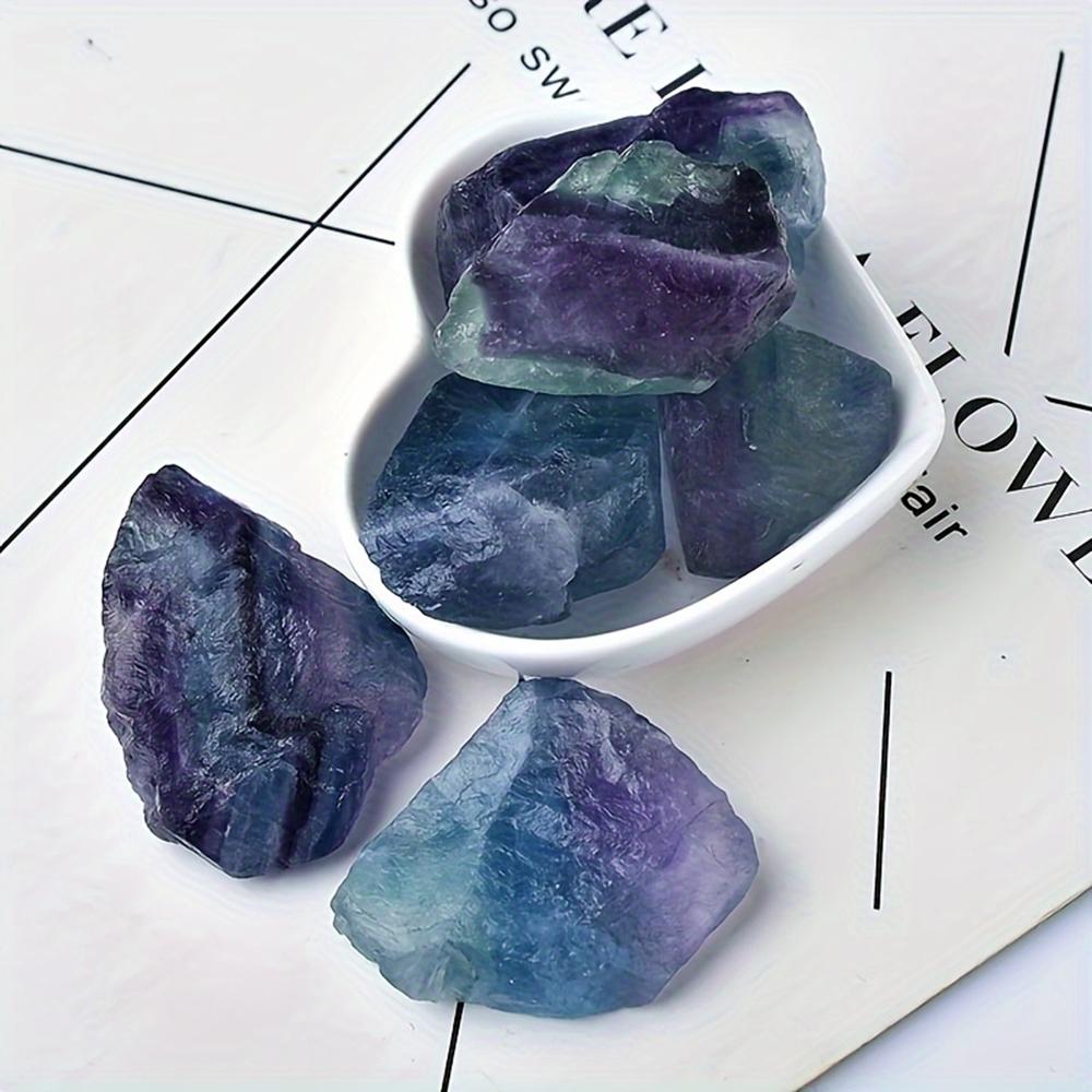 

Natural rainbow fluorite rough stone, aromatherapy diffuser, quartz ore specimen decoracion feng shui mineral specimendecoration 100g