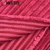 Meetee 50/100*150cm Striped Cotton Corduroy Fabric Decorative Cloth for Sofa Pillows Plush Toy DIY Clothing Sewing Home Textiles