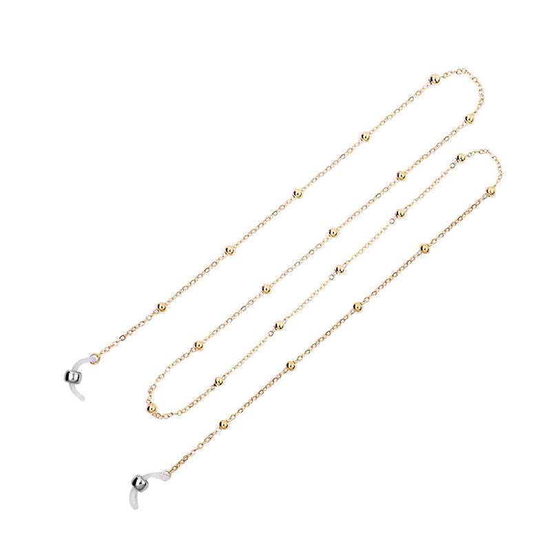 

Женские золотые цепочки для очков, солнцезащитные очки для чтения, очки из бисера, шнур, шея, веревка золотой