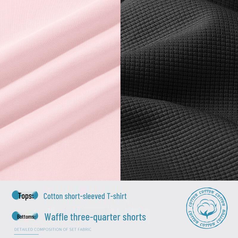 MJ STYLE Women's 2026 Summer Cotton T-shirt & Shorts Set