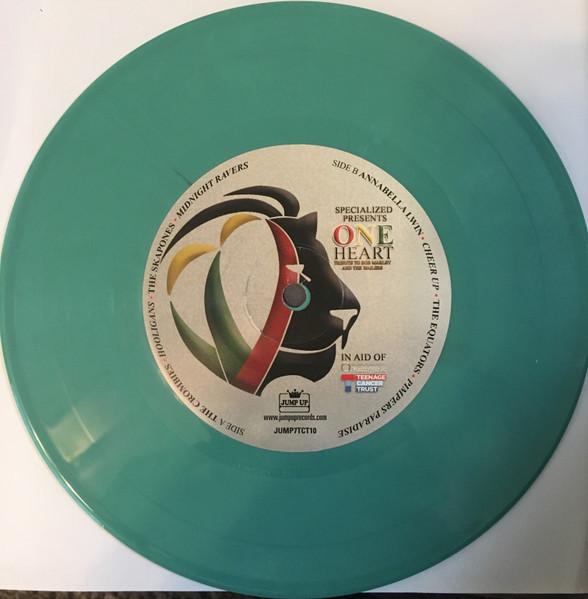 

7-дюймовая пластинка CROMBIES SKAPONES ANNABELLA LWI One Heart Tribute To Bob Marley A JUMP7TCT10 Jump Up Record 2017 США Регги Ска Даб Б/у