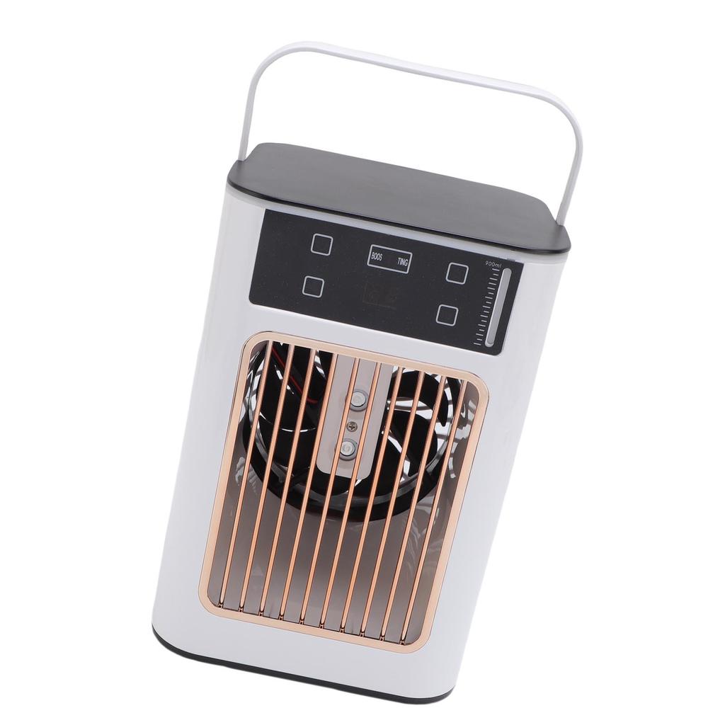 Air Cooling Fan 3 Speeds Multifunctional Portable Air Conditioner Fan Humidifier with 900ML Water Tank