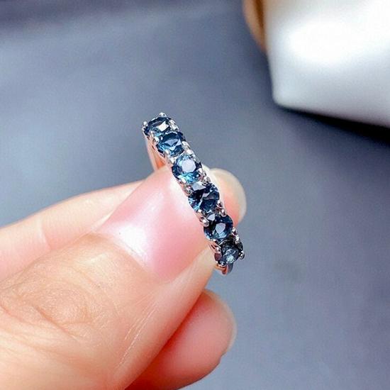 

Стильное кольцо с открытой шинкой из топаза цвета павлиньего пера и драгоценного камня, вдохновленного бриллиантами - Тренд Живая распродажа Adjustable Open [Stacked Open]
