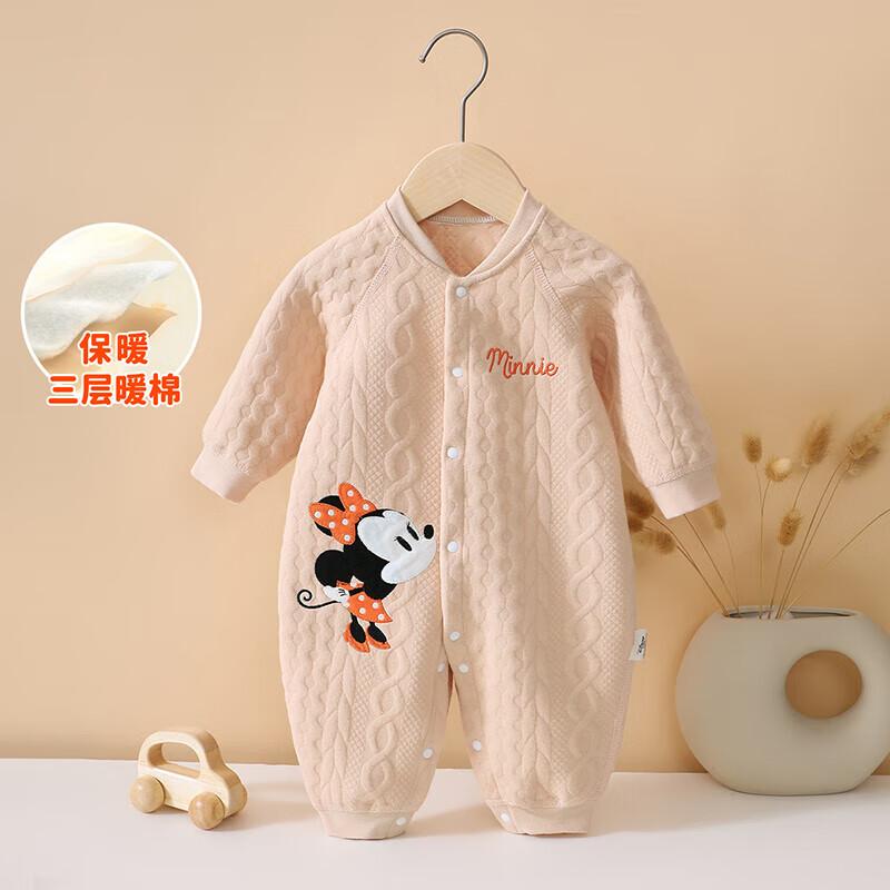 

Disney Minnie Mouse Infant Girl s 3-Layer Cotton Romper 90cm