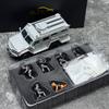 MVA models diecast  Collection  1/64 scale SWAT Armored Vehicle with Figure Alloy Car Model Of Holiday Gifts Company Gifts