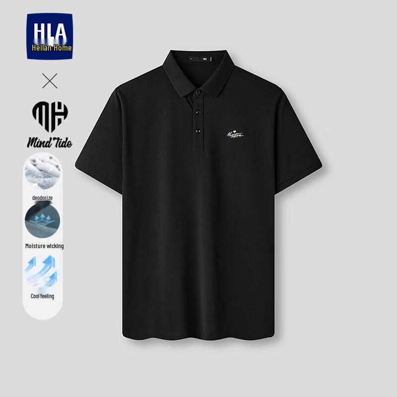 HLA Men s Cooling Short Sleeve Polo Shirt L