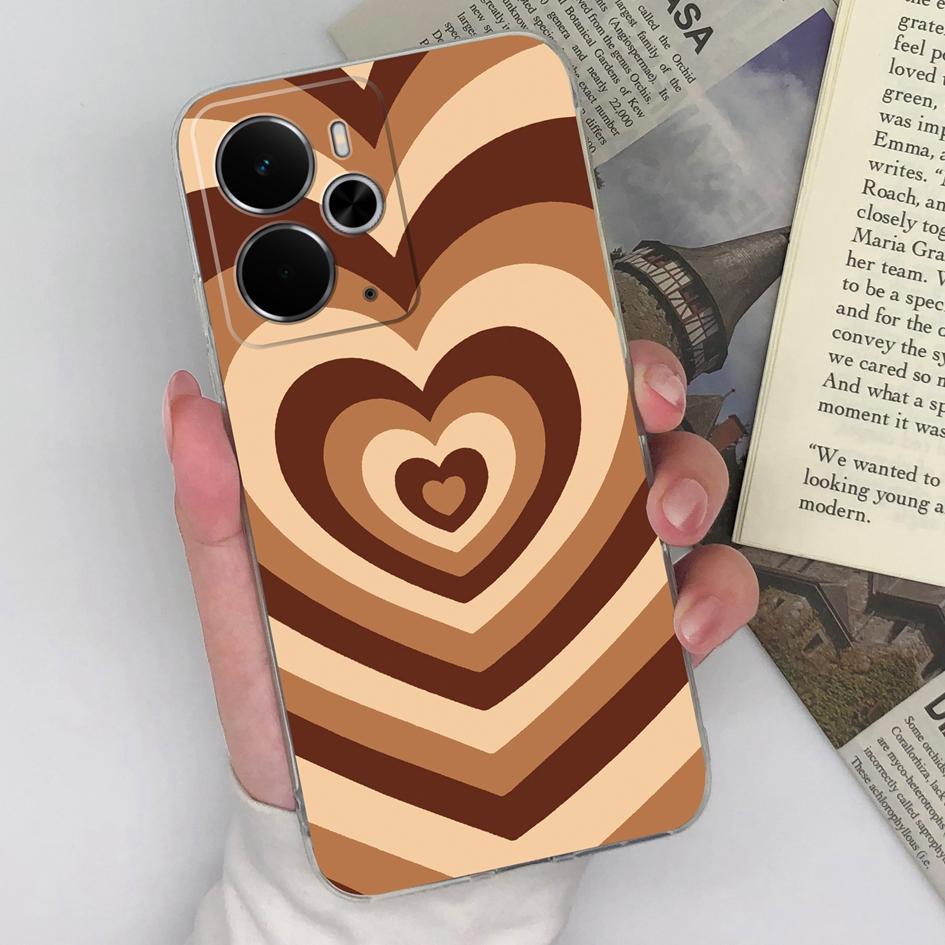 

Для Oppo Realme 14 Find X2 X3 X5 Lite K3 K9 K7 R11 R15 чехол для телефона красивый красочный узор в виде сердца любви прозрачный силиконовый противоскользящий чехол для Oppo чехлы Realme Neo7X 5G