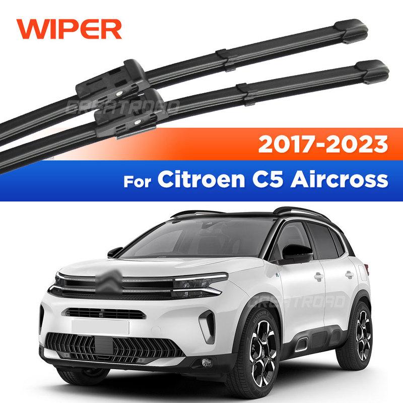 Für Citroen C5 Aircross 2017- 2018     Scheibenwischer Frontscheibenwischerblätter Windschutzscheibe Fensterwischer 28"+16"