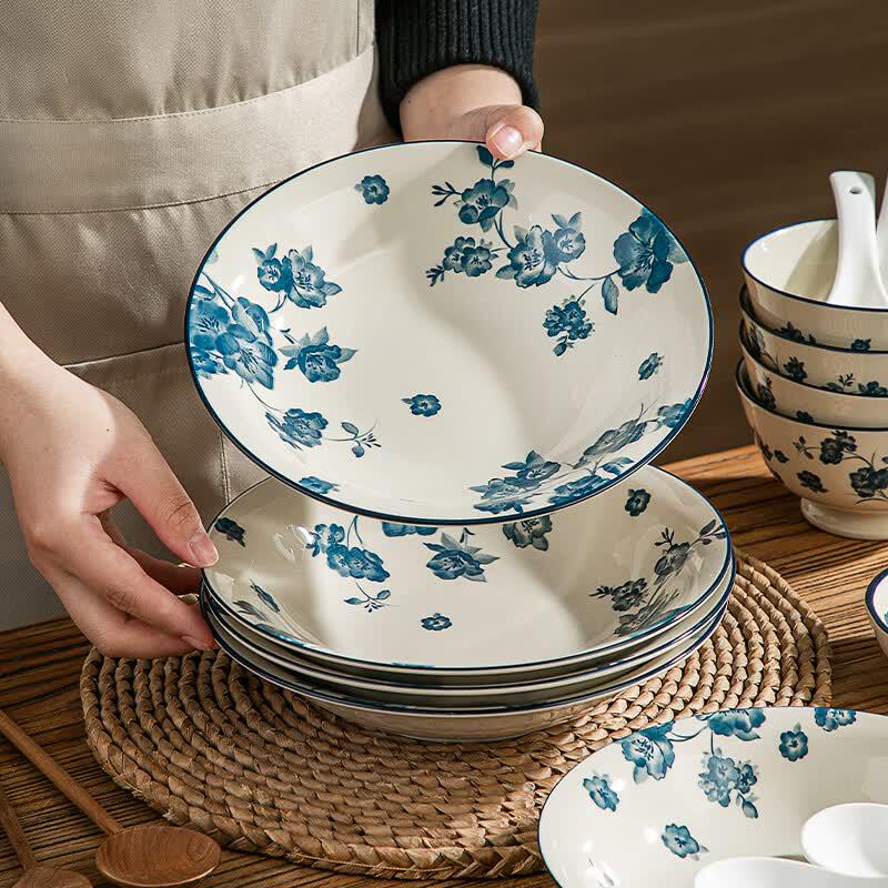Hao Ai Jia Mi Tang 18-Piece Ceramic Dinnerware Set