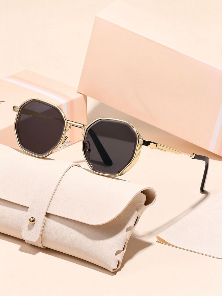 Small round frame fashion flat mirror versatile plain face white temperament trend new popular high-end frame glasses
