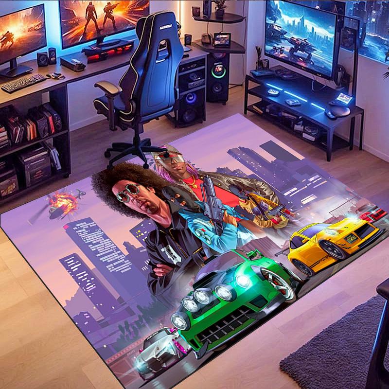 Hip-hop Violent Racing Game Rug,,living Room Rug,bedroom Rug,sofa Area Rugs,GAMER Computer Chair Floormat
