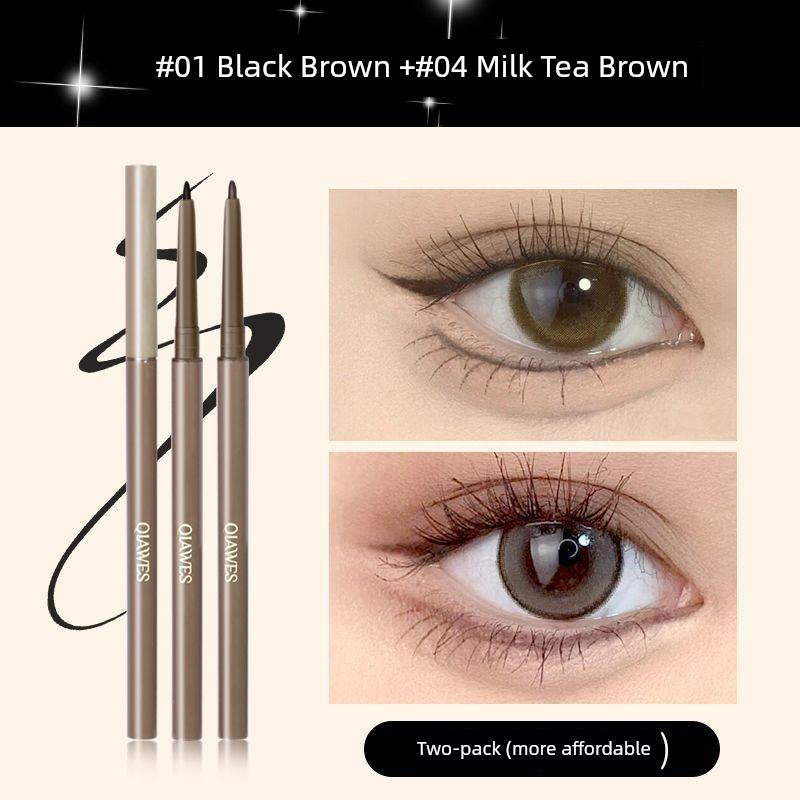 Extremely Fine Eyeliner Glue Pen Not Smudge Waterproof Sweat-Proof Long-Lasting Eyelid down to Crouching Silkworm Newbie Beginner Makeup Artist