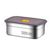 Stainless Steel Food Grade Refrigerator Bento Box with Lid - Sealed, Freezer-Safe Fresh Keeping Box