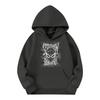 Kids Long Sleeve Pullover Hoodie with Pocket Letter Print Loose Fit Top
