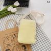 Simple Trendy Macaron Solid Color Shoulder Crossbody Canvas Bag Versatile  Zero Wallet Samll Square Phone Bags For Girls