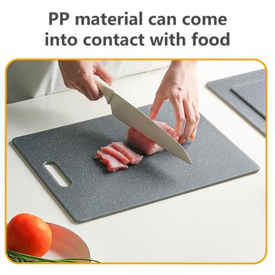 Imitacinio marmuro tekstūros PP plastiko pjaustymo lenta antibakterinė, atspari pelėsiui, virtuvinė daržovių pjaustymo lenta, tešlos minkymo lenta