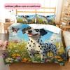 Biancheria da letto con motivo dalmata sull'erba Decorazione per la casa Regalo di compleanno (1 * copripiumino + 2 * federa, senza nucleo)