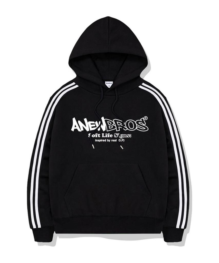 ANEWBROS Anew Core Logo Track Oversized Hoodie 4 Colors [Anbi_8005]