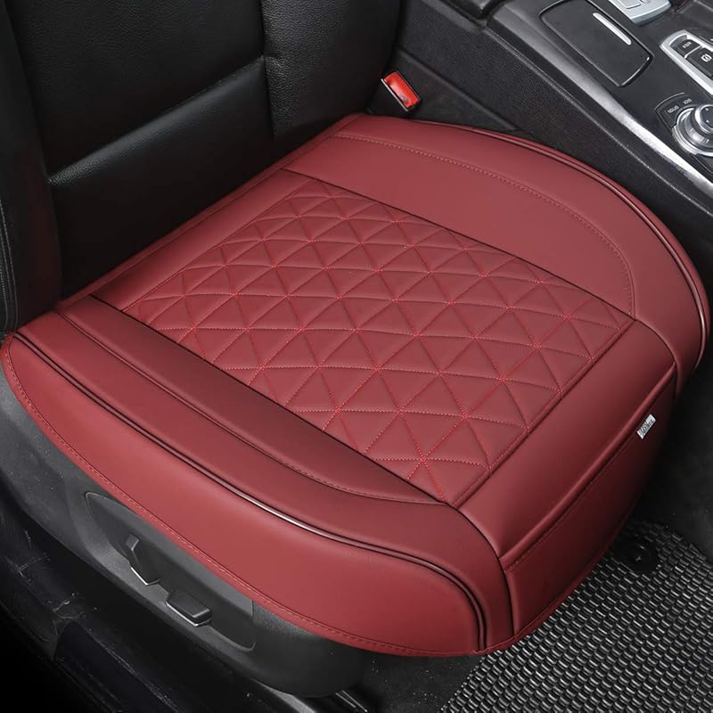 Black Panther Luxury Faux Leather Car Seat Cover Front Bottom Seat Cushion Cover, Anti-Slip And Wrap Around The Bottom, Fits 95% Of Vehicles - 1