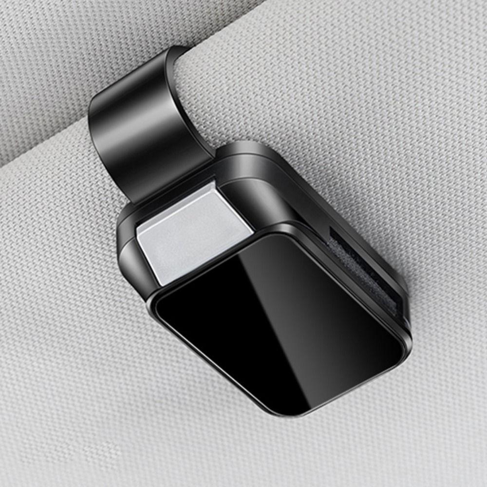 Shock-proof Car Glasses Clip Press Switch Ticket Card Mount Clips  Car Sun Visor Storage