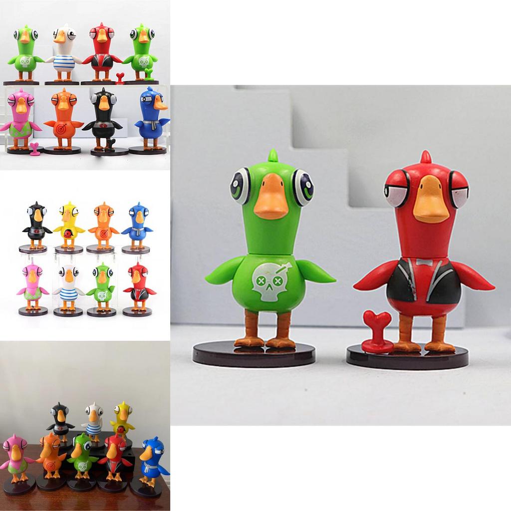 Cute And Colorful Pvc Goose And Duck Action Figure Perfect For Anime Collectors And Gift Ideas