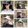 Big Brim Men Sun Hat Cloth Summer Bucket Hat Simple Women Visor Cap  Outdoor
