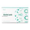 100-Piece 3x6cm Alcohol Swabs: Disposable Disinfection for Skin, Phones, Cutlery & More
