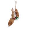 Artificial Squirrel Christmas Hanging Ornament Holiday Pendant Home Wall Decor Christmas Tree Decoration