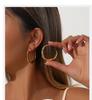 Chic Minimalist Square Hoop Earrings - Sophisticated and Stylish for Women