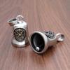 Guardian Biker Bell With Hanger Guardian Bell Viking Symbol Engraved Bicycle Bell Motorcycle Key Chain