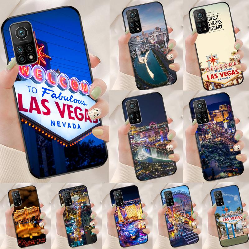 Las Vegas Strip Nevada Cover For Xiaomi 14T 11T 12T 13T Pro 13 14 15 Ultra POCO X7 Pro X3 X5 X6 F5 F6 M6 Pro Case