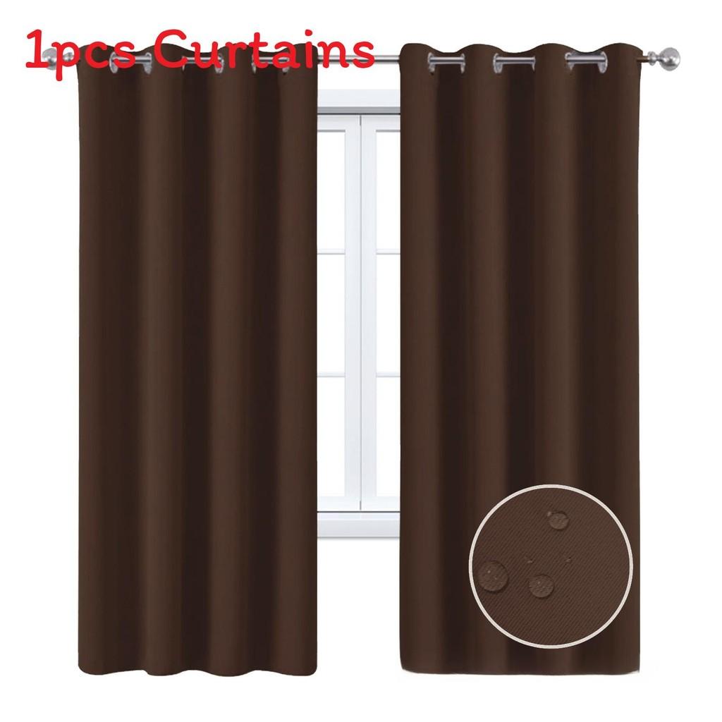 Insulated Blackout Curtains Curtain Bedroom Living Room Solid Color Curtain