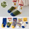 Capybara Kids' Cotton Mid-Calf Socks with Cartoon Designs for Spring, Autumn, and Winter